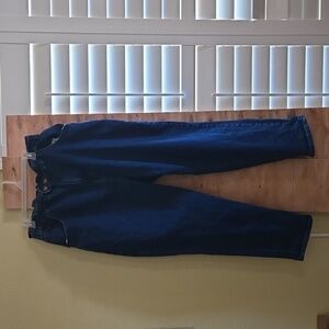 Fashion Nova Blue Denim  Paper Bag Jeans 2x